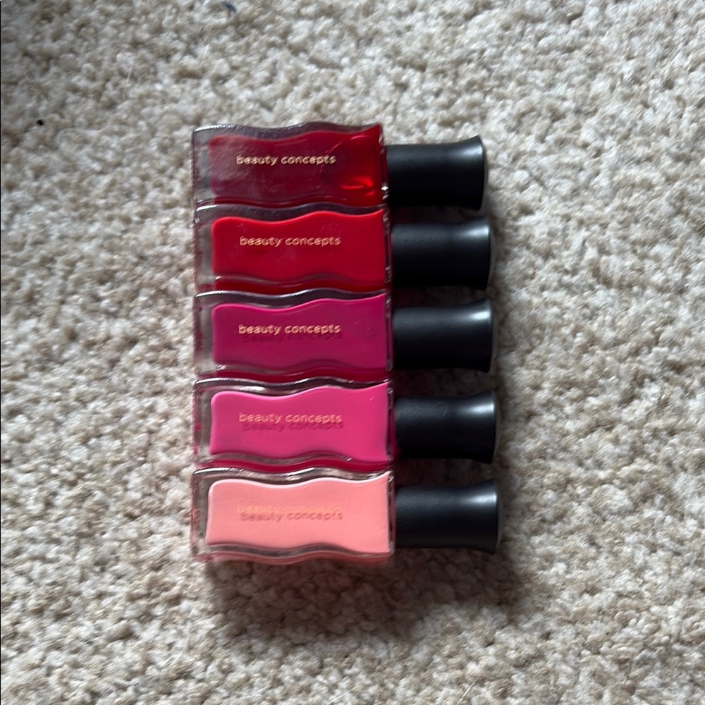 Lip Gloss Set - Red and Pink Shades